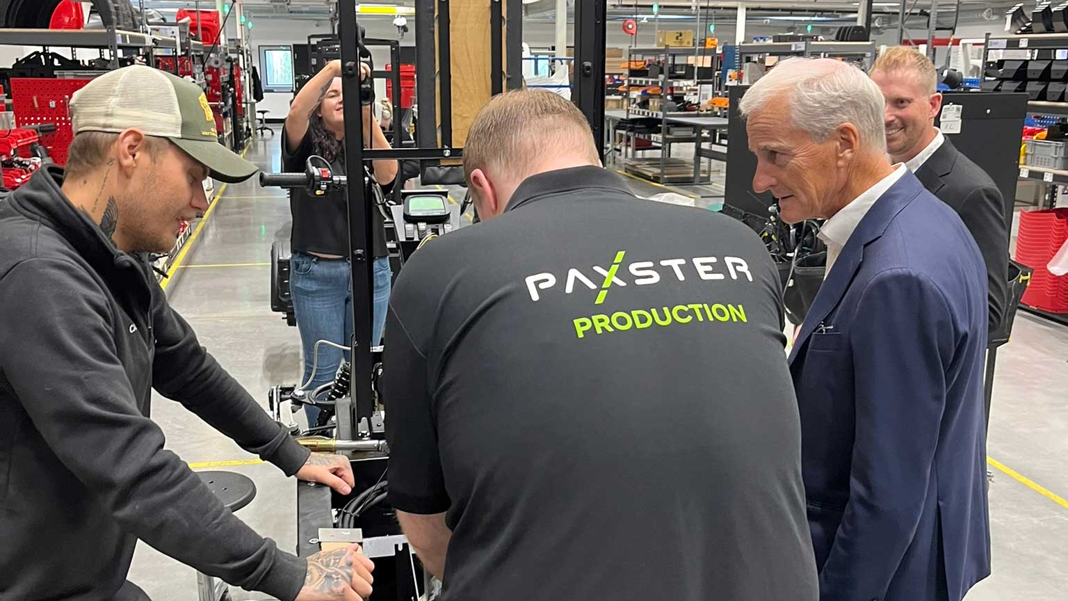 Featured image for “Norwegian Prime Minister visits Paxster – leaves impressed after test drive”