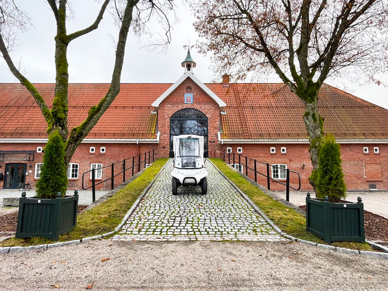 This Paxster Cargo is in daily use for a variety of tasks at Borregaard Hovedgård Hotel.